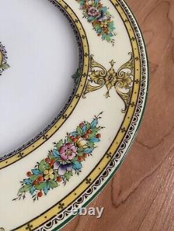 Royal Worcester England Marjorie Seven Dinner Plates Free Ship