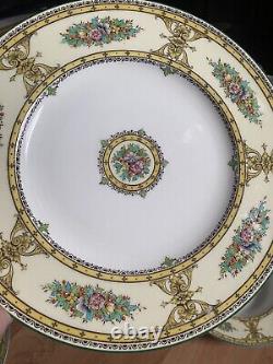 Royal Worcester England Marjorie Seven Dinner Plates Free Ship