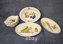 Royal Worcester Evesham Gold 5pc Dinner Service 14, 49 Serving, 110 Total bsmt