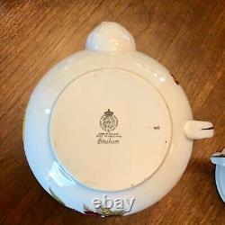 Royal Worcester Evesham Rare Stack Teapot With Drip Infuser Side Handle