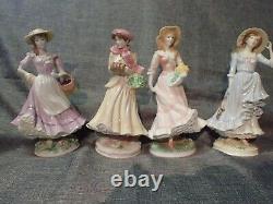 Royal Worcester Figurine's (4) 1992 THE FOUR SEASONS COMPLETE SET OF FOUR (4)