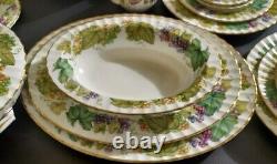 Royal Worcester Fine Bone China, Vine Harvest, 1978, Eng, Table Service For 8