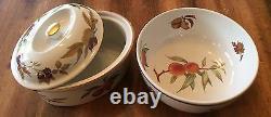 Royal Worcester Fine Porcelain Evesham 1961 40 Piece Lot Dishes Plates Cups