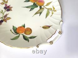 Royal Worcester Fine Porcelain Evesham Fruit Print Dinnerware Set Of 21