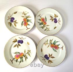 Royal Worcester Fine Porcelain Evesham Fruit Print Dinnerware Set Of 21