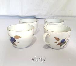 Royal Worcester Fine Porcelain Evesham Fruit Print Dinnerware Set Of 21