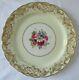 Royal Worcester Gold & Cream With Floral Center 9 Dessert Plate Set Of 12