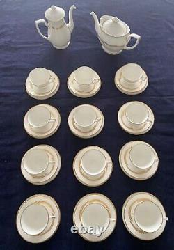 Royal Worcester Golden Bracken Tea set of 38 Pcs