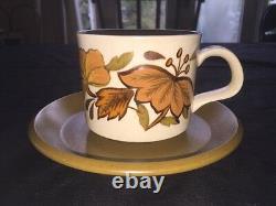 Royal Worcester Group Palissy Kismet Retro Vintage Tea Coffee Set Cups Saucers