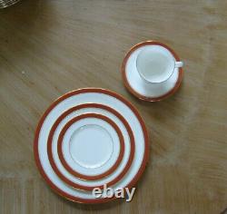 Royal Worcester HOWARD TERRACOTTA 5 piece place setting. Handcrafted in ENGLAND