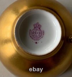 Royal Worcester Hand Painted Cup & Saucer Fruit Signed Powell Ricketts 1920 1921