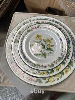 Royal Worcester Herbs Five Pc Place Setting For Four /20 Pcs