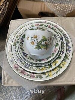 Royal Worcester Herbs Five Pc Place Setting For Four /20 Pcs