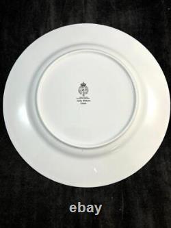 Royal Worcester Holly Ribbons Green Set of 3 Dinner Plates
