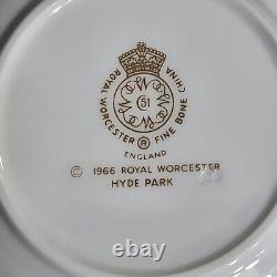 Royal Worcester Hyde Park Set 12 Soup Bowls 8