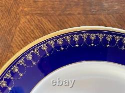 Royal Worcester Imperial Cobalt Blue Oval Serving Dishes 3 set 15.5