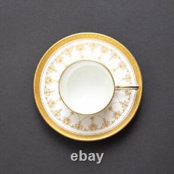 Royal Worcester Imperial Demitasse Cup Saucer Set