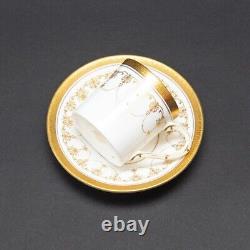 Royal Worcester Imperial Demitasse Cup Saucer Set