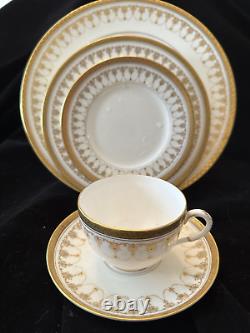 Royal Worcester Imperial White five piece service for 12 Bone china swags