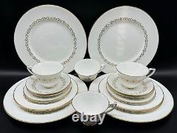 Royal Worcester Lavalliere 5 Piece Place Setting x 4 Bone China 20 Pcs