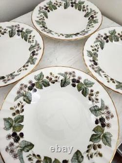 Royal Worcester Lavinia Soup Plate Set Of 4