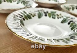 Royal Worcester Lavinia Soup Plate Set Of 4