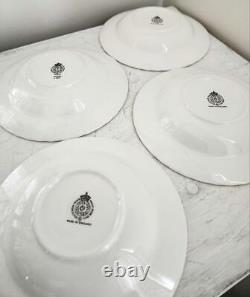 Royal Worcester Lavinia Soup Plate Set Of 4