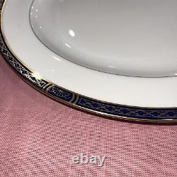 Royal Worcester Mountbatten Cobalt Blue 13 Inch Platter, Mint Condition