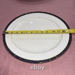 Royal Worcester Mountbatten Cobalt Blue 13 Inch Platter, Mint Condition