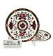 Royal Worcester PRINCE REGENT Set/2 Accent Salad Plates EXCELLENT+ Bone China