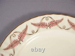 Royal Worcester Pink FERNCROFT DINNER SET England Bread Salad Plates Bowls