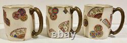 Royal Worcester Porcelain Cider Pitcher Set, Japonesque, Hand Painted