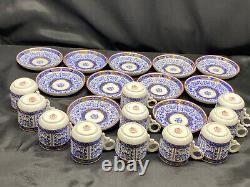 Royal Worcester ROYAL LILY England Set of 11 Demitasse Cups & Saucers