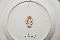 Royal Worcester Regency Blue Salad Plates Set of 12- 8 FREE USA SHIPPING
