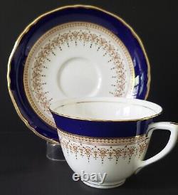 Royal Worcester Regency Blue and White 5 Piece Place Setting