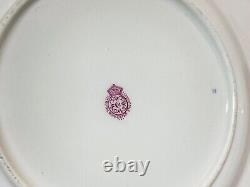 Royal Worcester Royal Lily rare scalloped edges dinner plates, set of 12, FAB