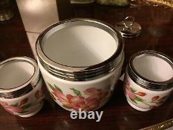 Royal Worcester SET Of 3 MAXIME+2 Standard Egg Coddlers Pershaw&Gooseberry VGC