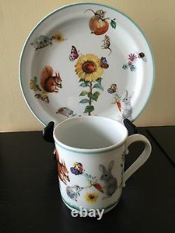 Royal Worcester SKIPPETY TALE England Child Nursery Dinner Set Bowl Plate Mug