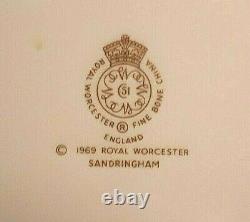 Royal Worcester Sandringham Cobalt Blue & Gold Creamers and Sugar Bowls