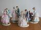 Royal Worcester Set Of 4 Age Of Courtship Figurine