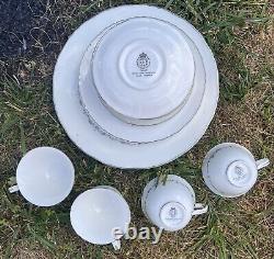 Royal Worcester Silver Chantilly 4 Sets England ©1963