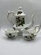 Royal Worcester Spode Hammersley Bone China Strawberry Ripe Coffee Pot Set