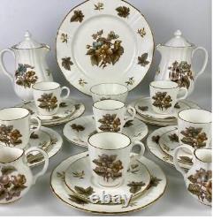 Royal Worcester The Dorchester Hotel set of 23 Piece Coffee Pots Plates & Trios