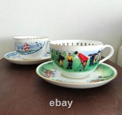 Royal Worcester VIP Golf Yacht Cup & Saucer Set Limited Edition