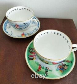 Royal Worcester VIP Golf Yacht Cup & Saucer Set Limited Edition