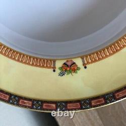 Royal Worcester Versailles Set of 6 Large Rimmed Soup Bowls