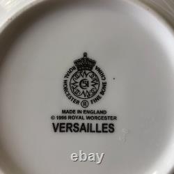 Royal Worcester Versailles Set of 6 Large Rimmed Soup Bowls