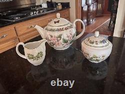 Royal Worcester Vintage 1990s Discontinued Worcester Herbs Tea Set