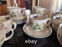 Royal Worcester Vintage 1990s Discontinued Worcester Herbs Tea Set