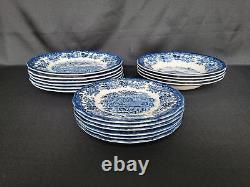 Royal Worcester Vintage Avon Scenes 1790 Royal Palissy Plates and Bowls Set